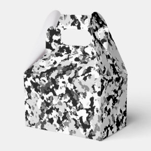 Arktis Weiß Grau Schwarz Camo Tarnung Party Geschenkschachtel