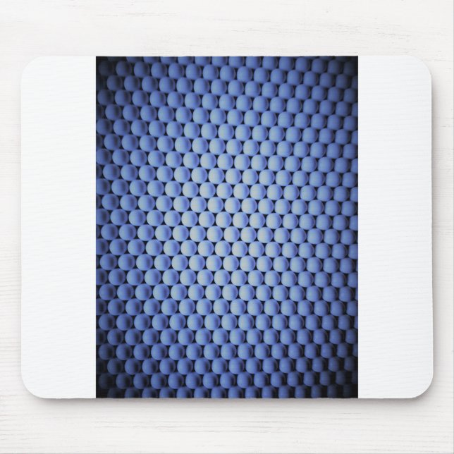 Arktische blaue Kugeln Mousepad (Vorne)