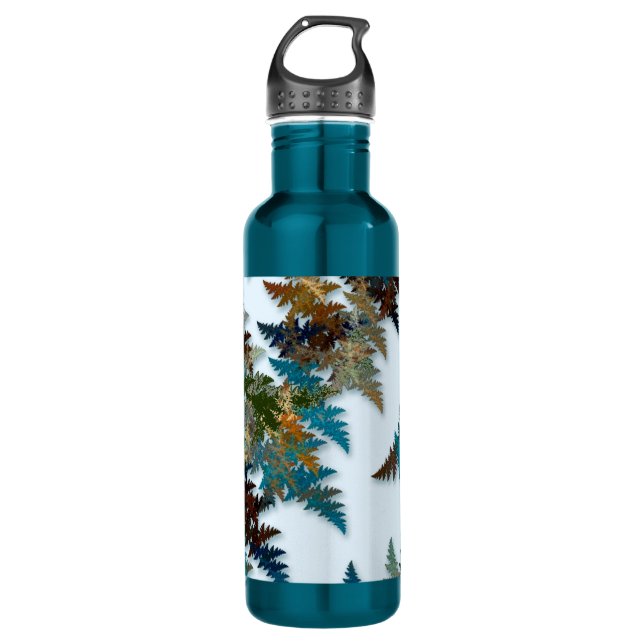 Arktische Camouflage Edelstahlflasche (Vorderseite)