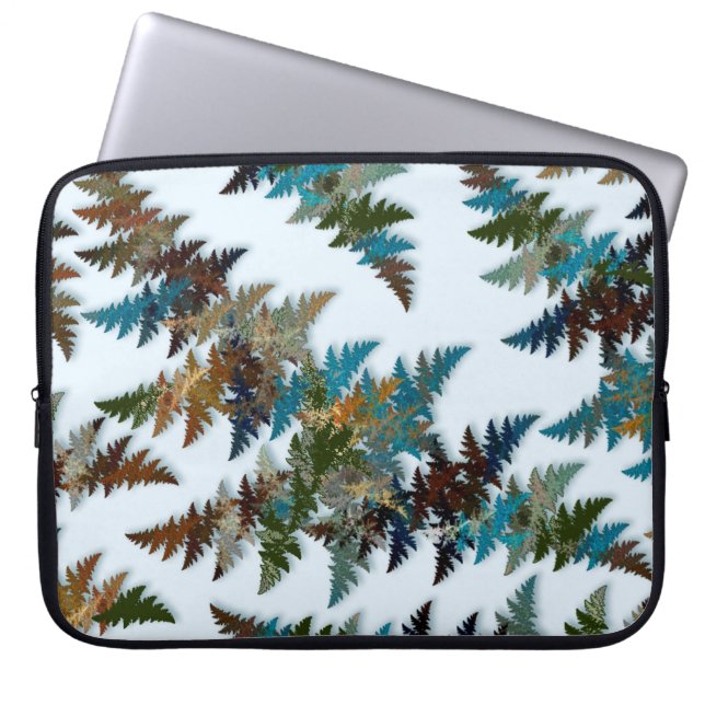 Arktische Camouflage Laptopschutzhülle (Vorderseite)