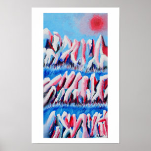 Arktische Dämmerung Poster