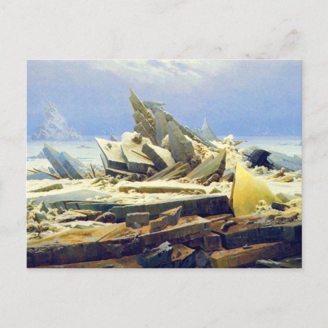 Arktische Eiszeit Postkarte (Vorderseite)