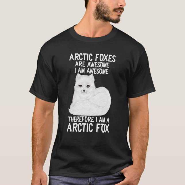 Arktische Fox Artic Animes Niedlich Artic Fox Paja T-Shirt (Vorderseite)