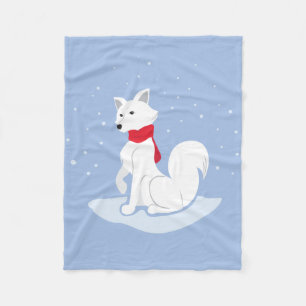 Arktische Fox Fleecedecke