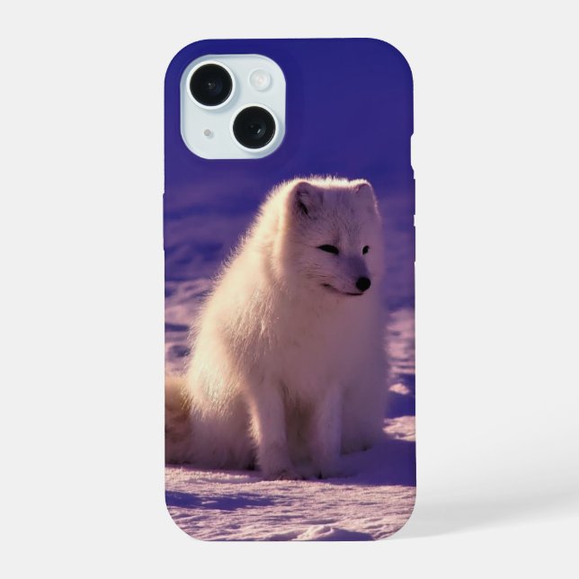 Arktische Fox iPhone 15 Hülle (Rückseite)
