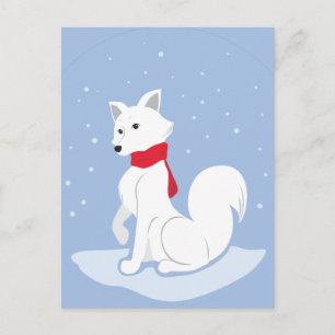 Arktische Fox Postkarte