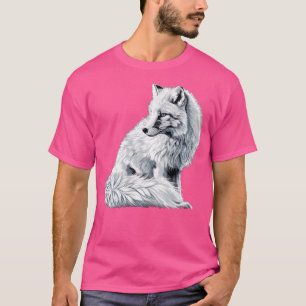 Arktische Füchse lieben arktischen Fuchs T-Shirt