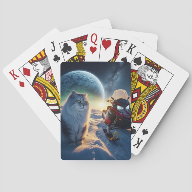 Arktische Katze Spielkarten (Rückseite)