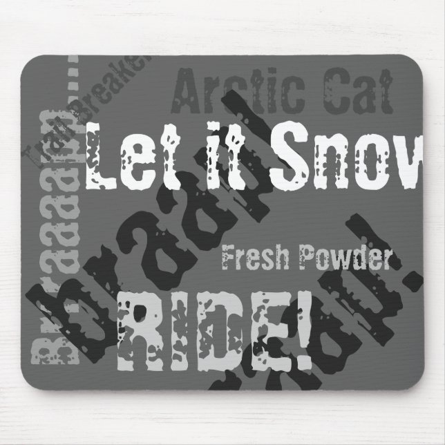 Arktische Katzen-Mausunterlage Mousepad (Vorne)