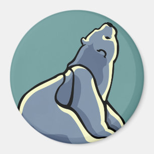 Arktische Kunst Kühlschrankmagnet Polar Bären Kuns