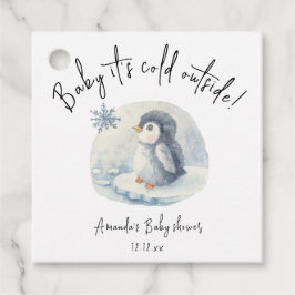 Arktische niedliche Penguin - Baby draußen kalt Geschenkanhänger