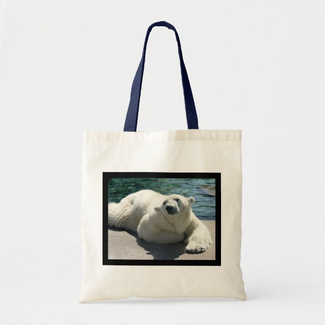 Arktische polarer Bärn-kleine Taschen-Tasche Tragetasche (Vorne)