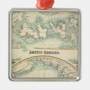 Arktische Regionen 2 Ornament Aus Metall