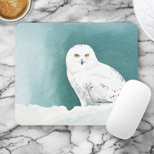 Arktische Schneeauwl Mousepad