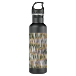 Arktische Schneeleopard-Camouflage Edelstahlflasche