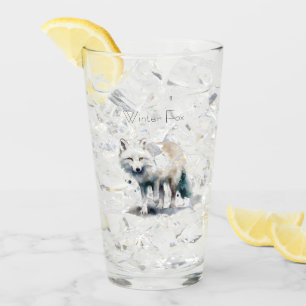 Arktische Schönheit: Winter Fox Custom Glas