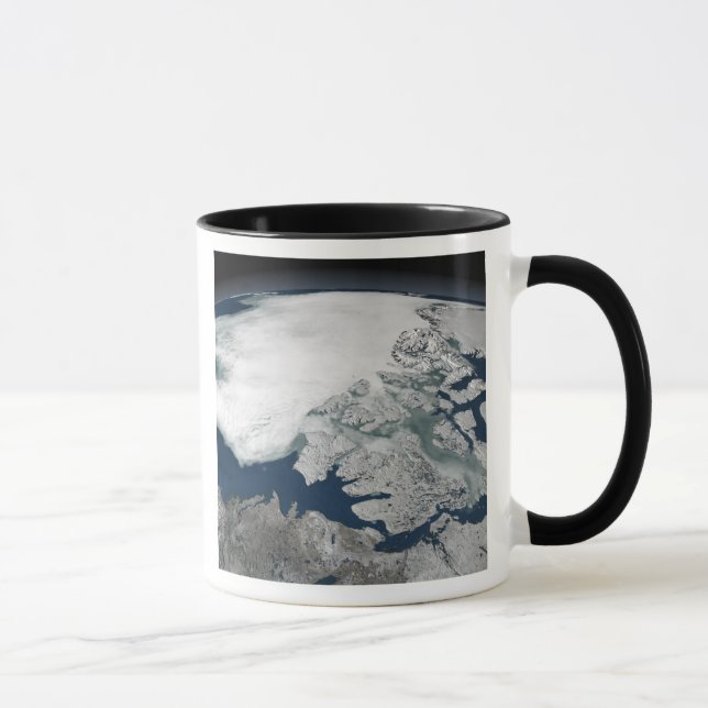 Arktische See Eis über Nordamerika Tasse (Rechts)