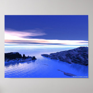 Arktische Sonnenaufgang Poster