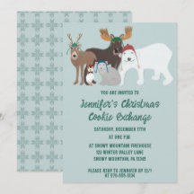 Arktische Tiere im Winter Hats Weihnachts-Party