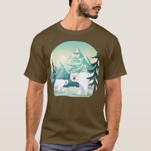 Arktische Tierwelt Naturschutzbär T-Shirt