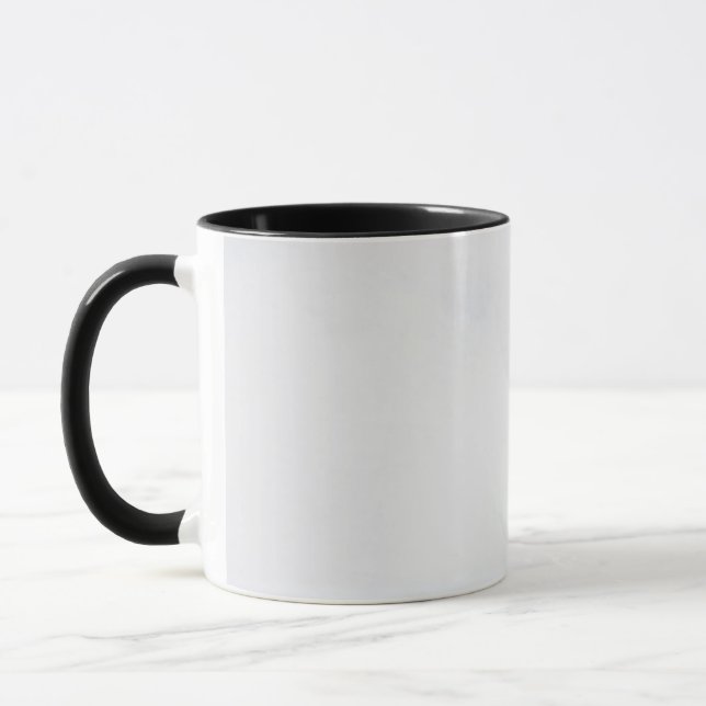 Arktischer Fox im Winter aufgerollt Tasse (Links)