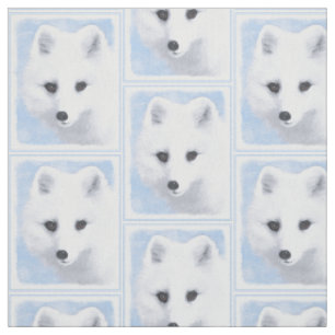 Arktischer Fox-Malerei - ursprüngliche Tier-Kunst Stoff