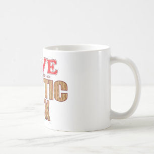 Arktischer Fox retten Kaffeetasse