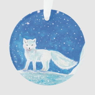 Arktischer Fuchs (Vulpes lagopus) Ornament