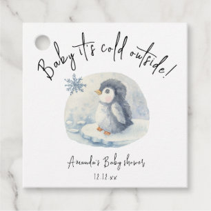 Arktischer süßer Pinguin - Baby, es ist kalt drauß Geschenkanhänger