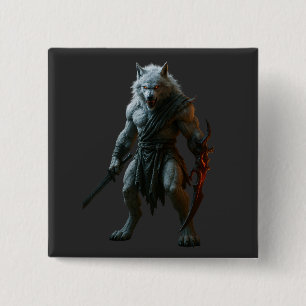 Arktischer Werwolf Button