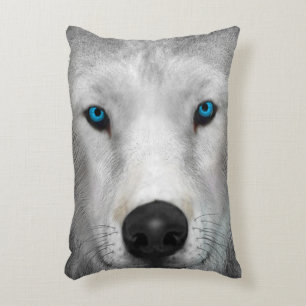 Arktischer Wolf Dekokissen