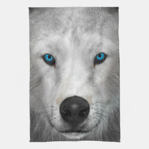 Arktischer Wolf Geschirrtuch