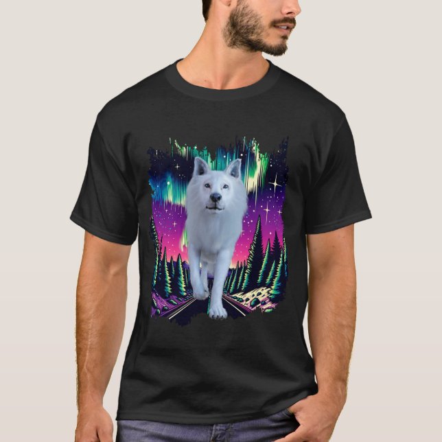 Arktischer Wolf T-Shirt (Vorderseite)