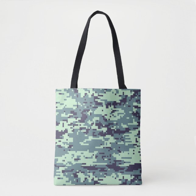 Arktisches Digital-Tarnmuster Tasche (Vorderseite)