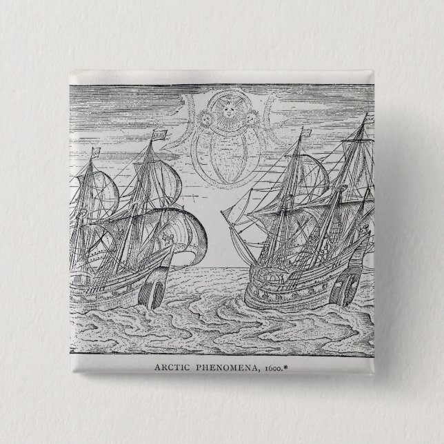 Arktisches Phenomena Button (Vorderseite)