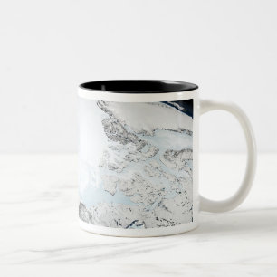 Arktisches Treibeis 2 Zweifarbige Tasse