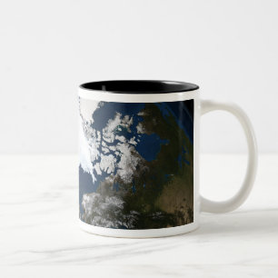 Arktisches Treibeis Zweifarbige Tasse