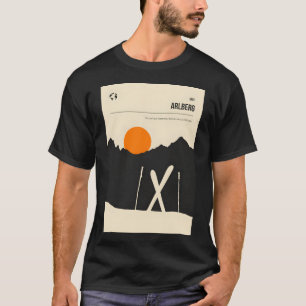 Arlberg Österreich Tirol Tirol Ski Snowboard Reise T-Shirt