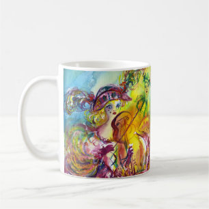 ARLECCHINA VIOLINIST / Venezianische Karnevalsnach Kaffeetasse