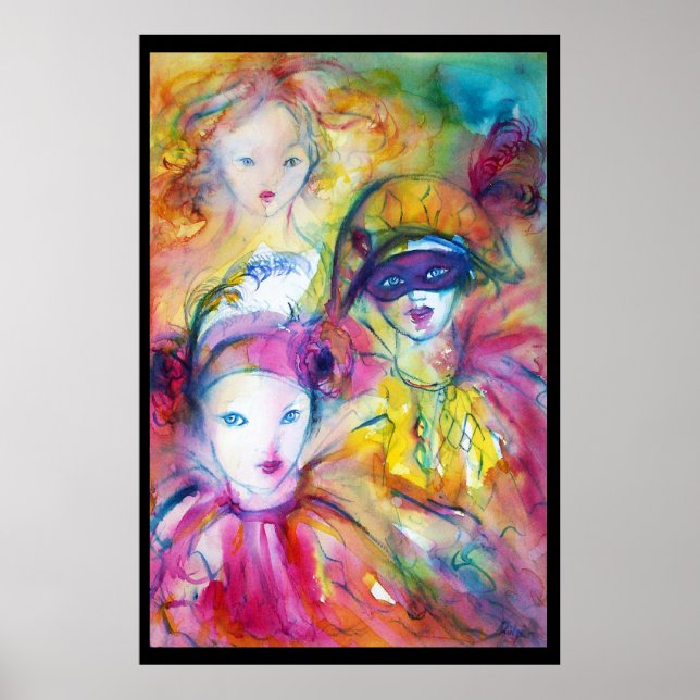 ARLECCHINO PIERO UND COLOMBINA POSTER (Vorne)