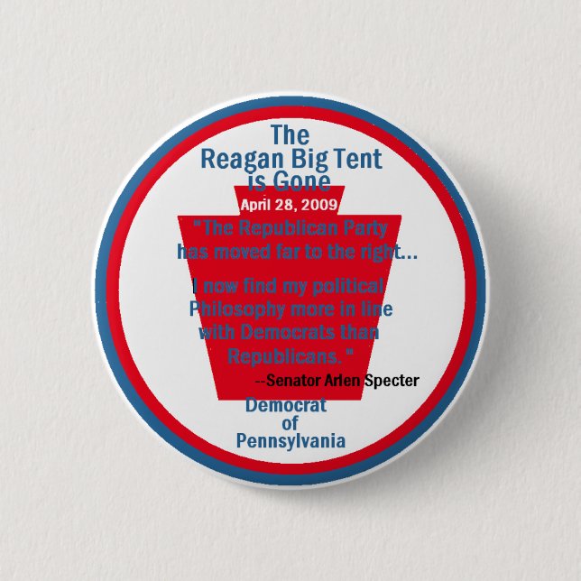 Arlen Specter-Knopf Button (Vorderseite)