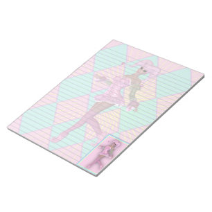 Arlequin Imaginaire clown Pastel Bloc-notes juridi