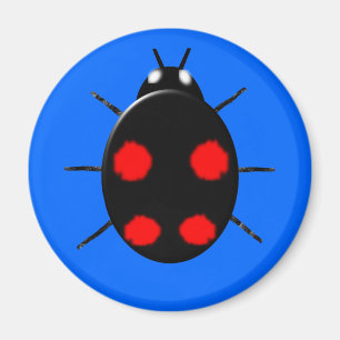 Arlequin Ladybird Magnet