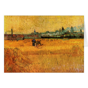 Arles: Blick auf Weizenfelder von Vincent van Gogh