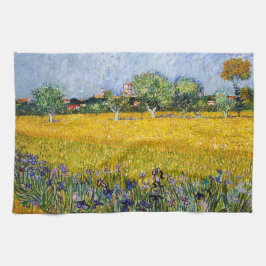 Arles mit Irisfarbe Vincent van Gogh Handtuch