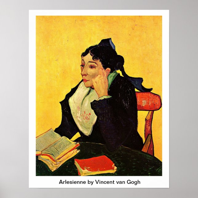 Arlesienne von Vincent van Gogh Poster (Vorne)