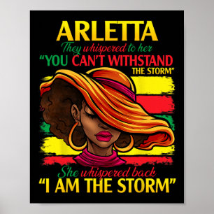 Arletta Vorname Familiennamen Schwarze Geschichte  Poster