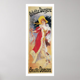 Arlette Dorgere, 1904 Art Nouveau Poster