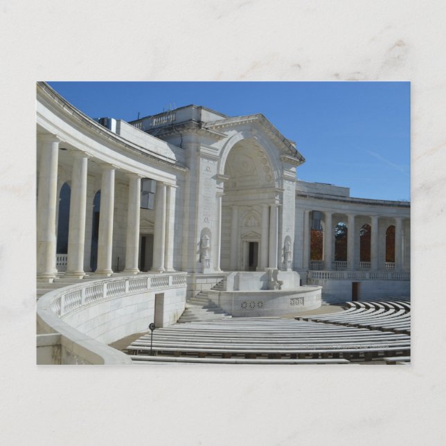 Arlington Ampitheater Postkarte (Vorderseite)