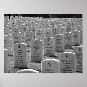Arlington B&W Poster
